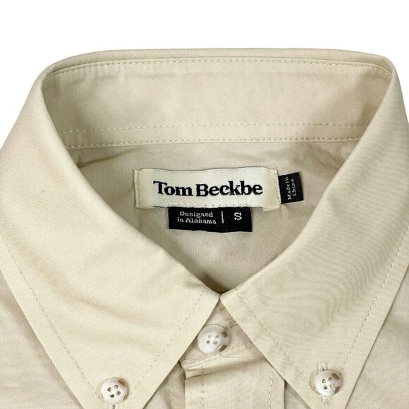 Tom Beckbe Tidewater Button Down Shirt Short Sleeve- Mens Small- NWT! - Picture 3 of 7